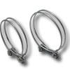 Image of Hard to find John Deere two Wire Hose Clamps.