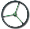 Image of hard to find John Deere Round spoke Strreing Wheel. Fits John Deere A,B,G,D,R,50,60,ect